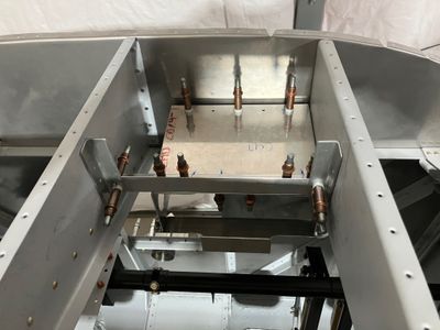 Fitting the battery box.