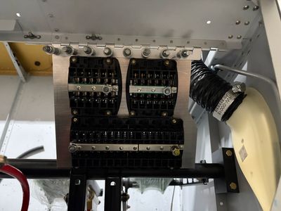 Finished fuse block panel