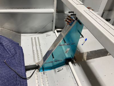 Worked on the flaps actuator