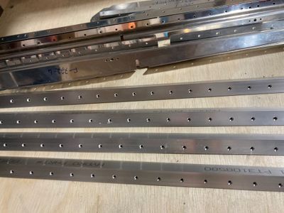 The floor stiffeners countersinked.