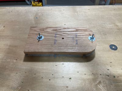 The forming fixture.