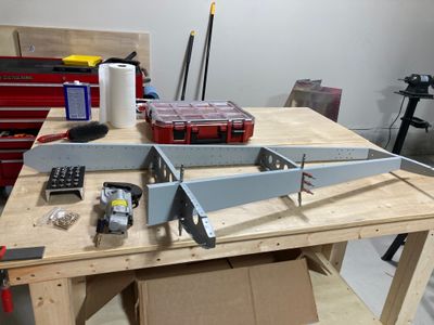 Front spar is ready for riveting, too!