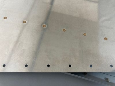 Holes in the skins are fine as well