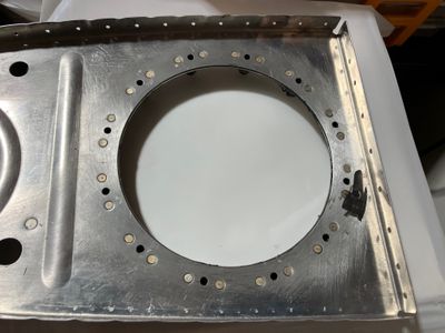 The outside view of the inboard rib.