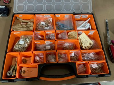 Hardware neatly organized