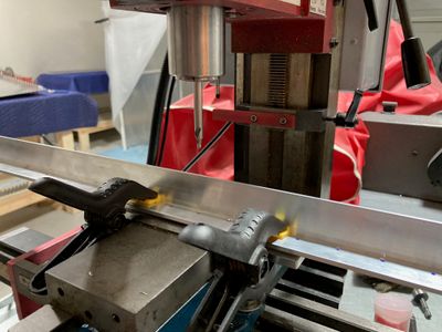 Using a longer center drill.
