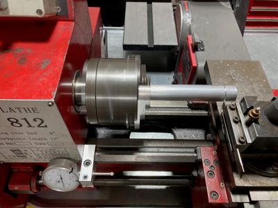 Machining the plug.