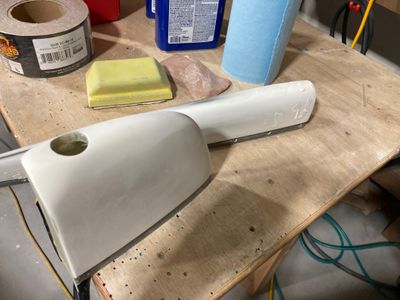 Finishing the top fairings