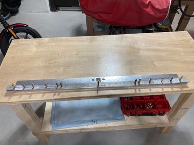 Parts clecoed together.