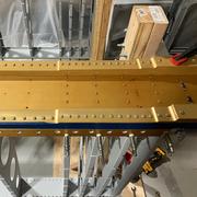 The shop ends of the rivets.