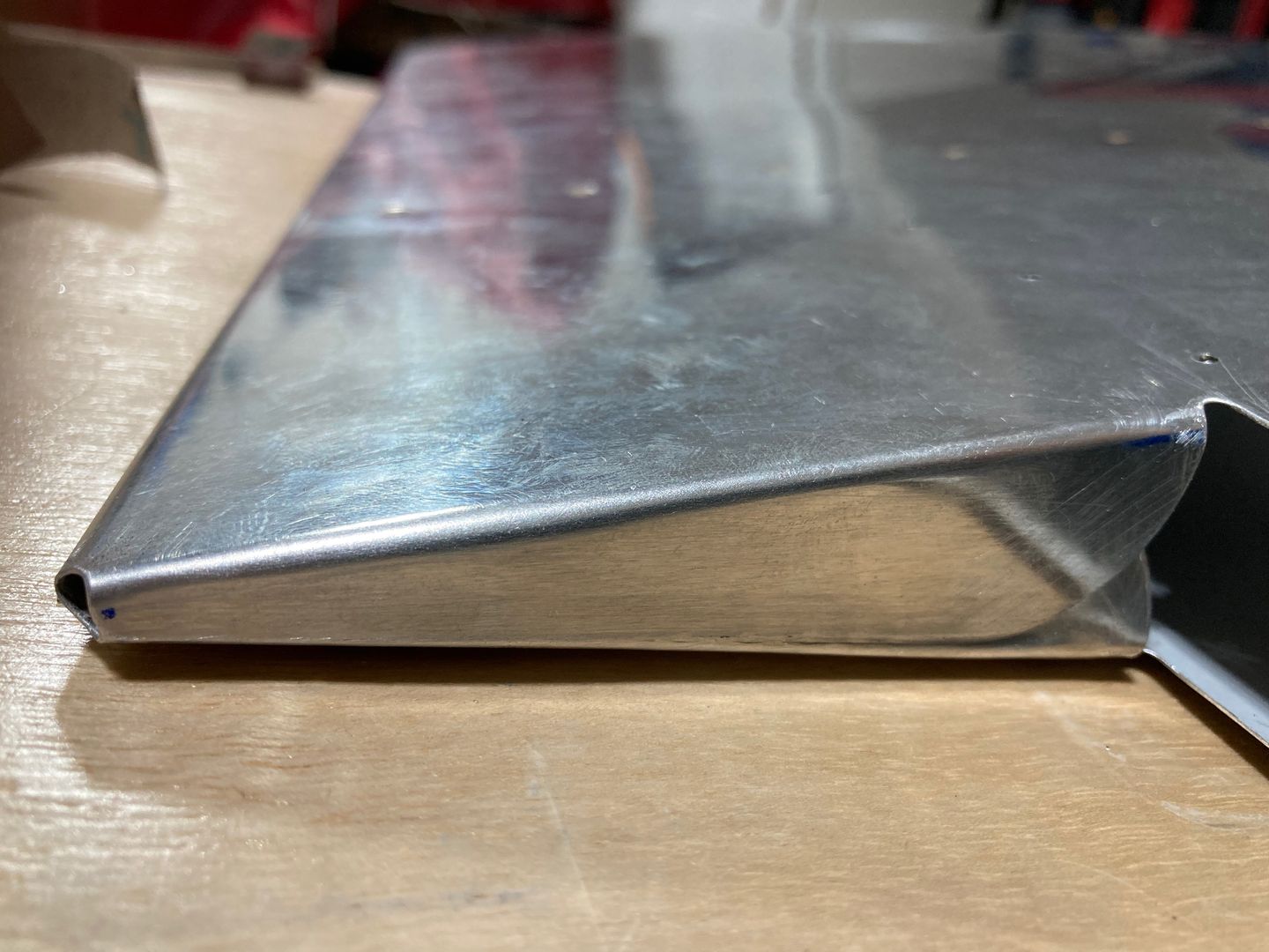 The finished bend.