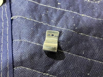 The vent line attach clip.