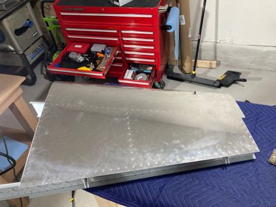 Finishing the vertical stabilizer