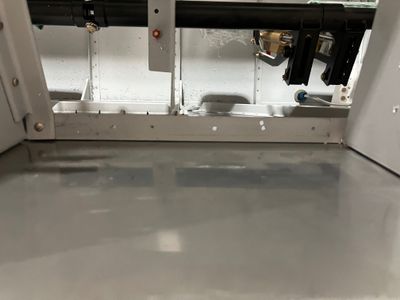 An extra hole in the forward stiffener.