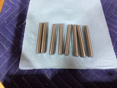 Machined large pins.