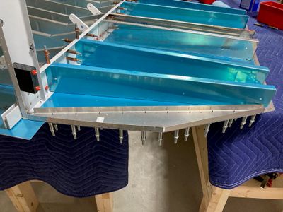 The F-623 rib is drilled to the skin.