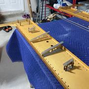 Ribs are installed, bushing holes drilled.