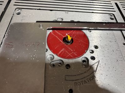Router table setup