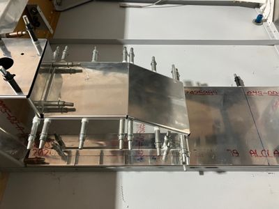 Preparing the forward tunnel cover