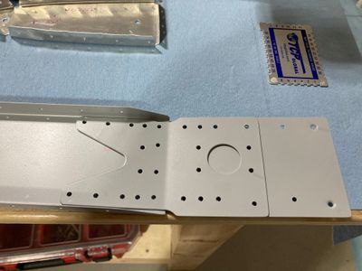 Some of the primed parts (and unprimed in the back).