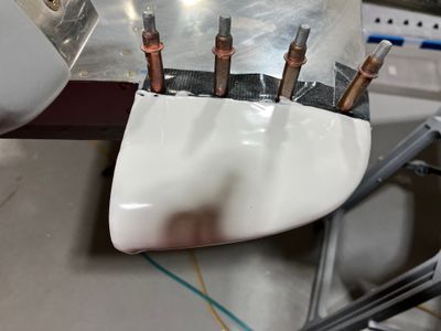 Started on the stabilizer fairings