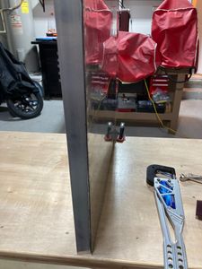 Riveting the trailing edge