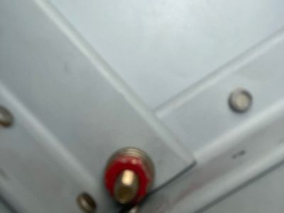 A temporary nut is installed.