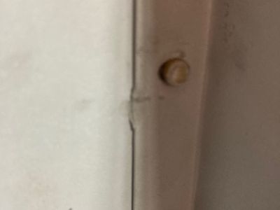 Smeared flange of the VS-704 part.