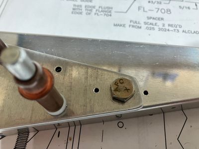 The bolt in the hole.