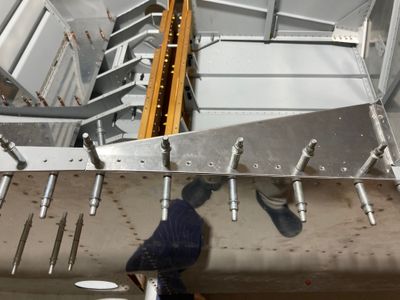 Drilled and countersinked both canopy decks.