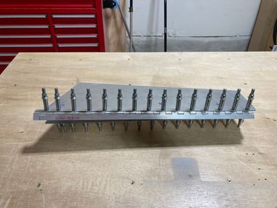 Trim tab clecoed together!