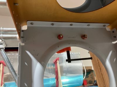The flanges are lifted.