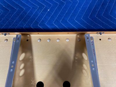 Two of the AD6 rivets are missing!