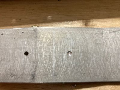 An accidental hole.