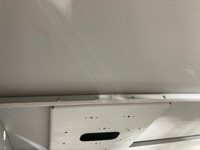 Riveted the side brackets.