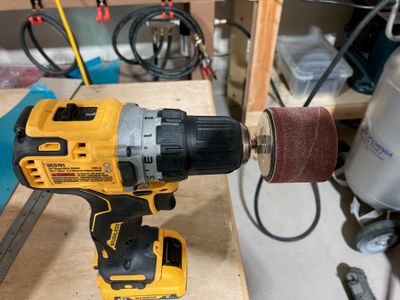 The sanding drum.
