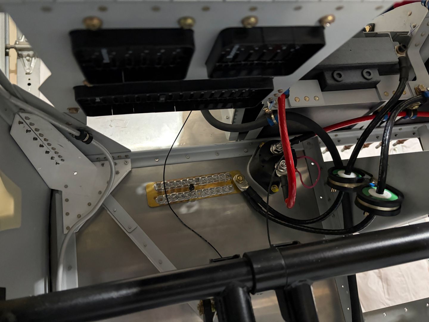 View of the panel from the bottom