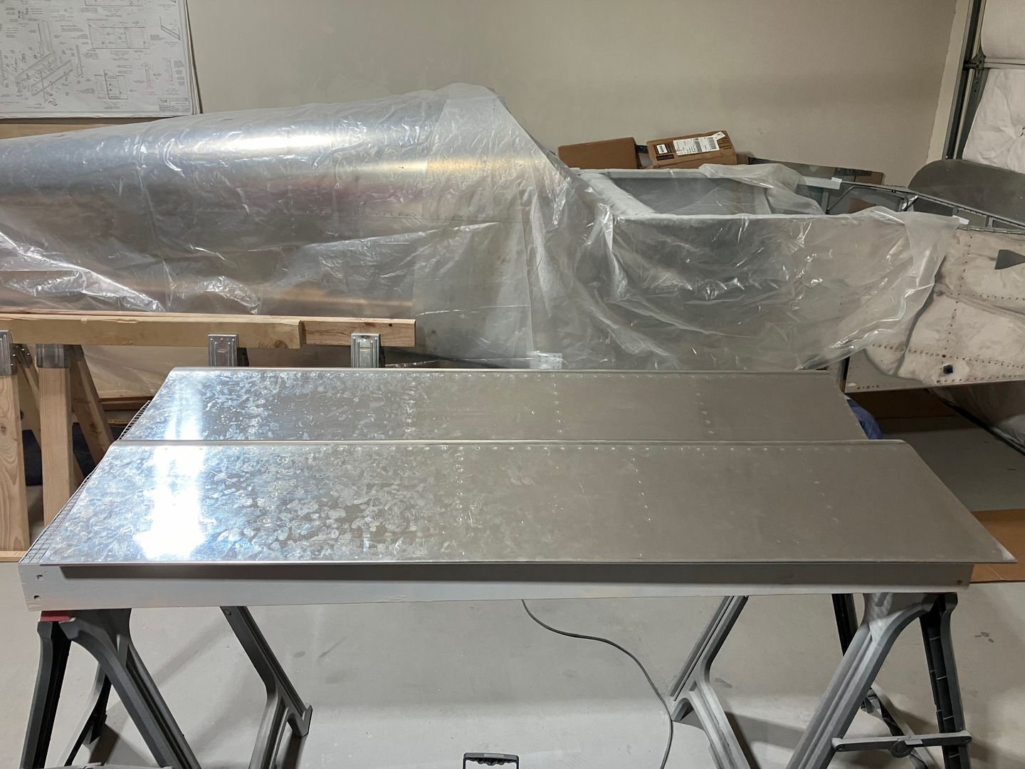Both flaps are now complete.
