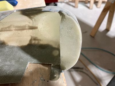 The cap layer delaminated!