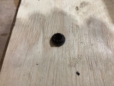 The button itself.