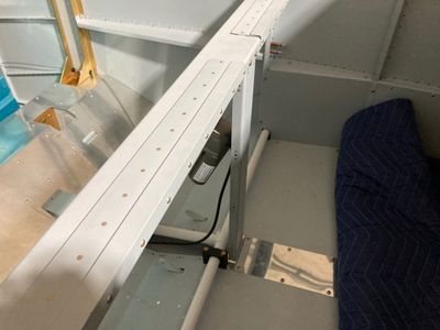 The F-785A flaps actuator backrest brace.