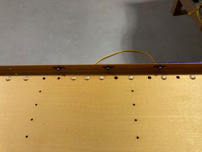 Installed the nutplates.