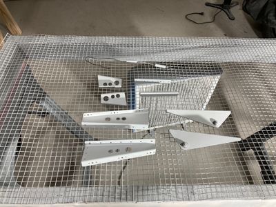 Priming the parts of the center section