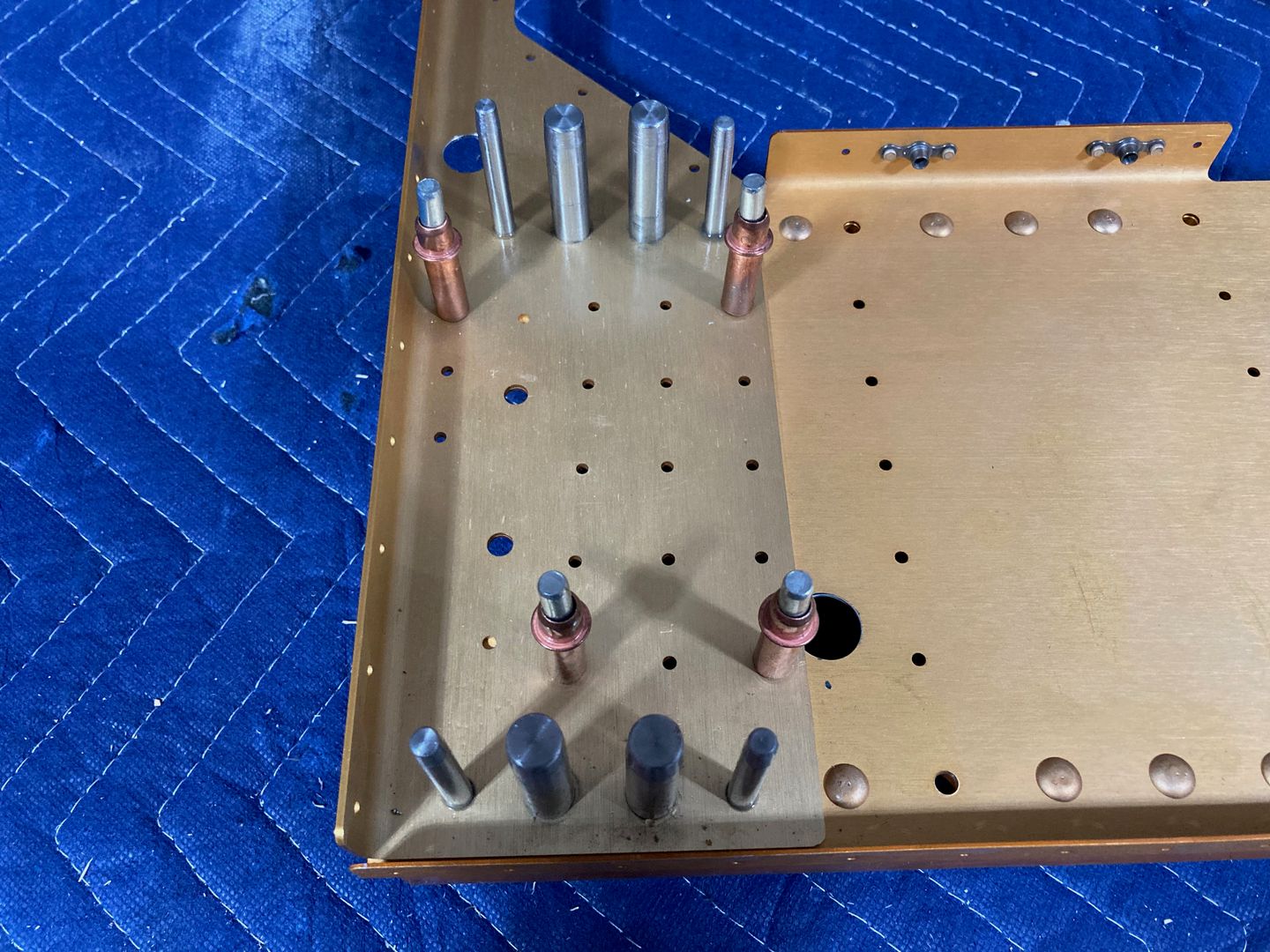 Pins are installed.