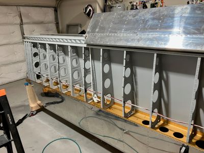The right wing wiring.