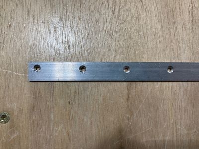 The result of countersinking.