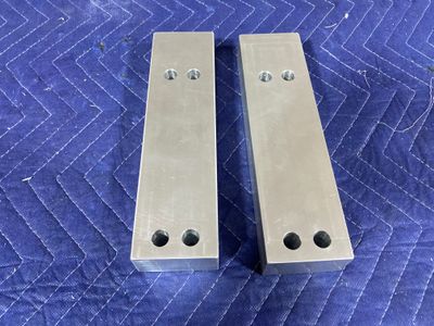 Drilled the holes in the spacers.