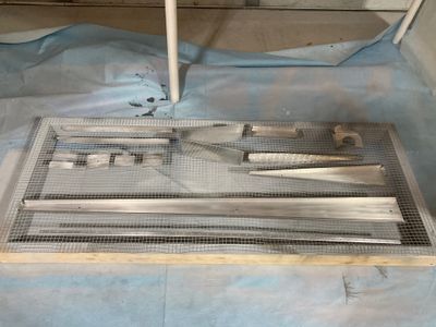 The remaining parts are ready for the priming session.