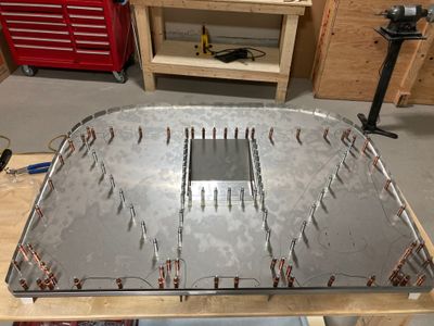 Everything is drilled to the final size.
